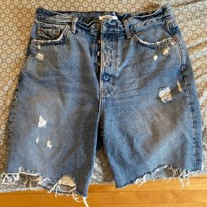 GRLFRND Denim Hi-Rise Shorts